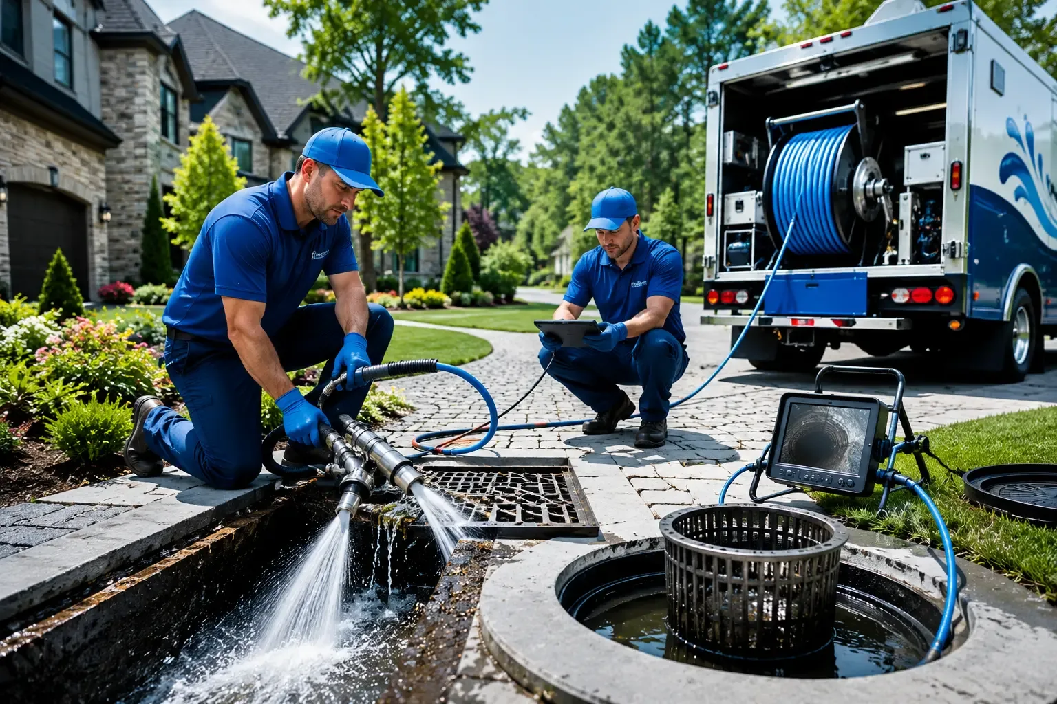 Local outdoor drain cleaning professionals in La Villa, TX